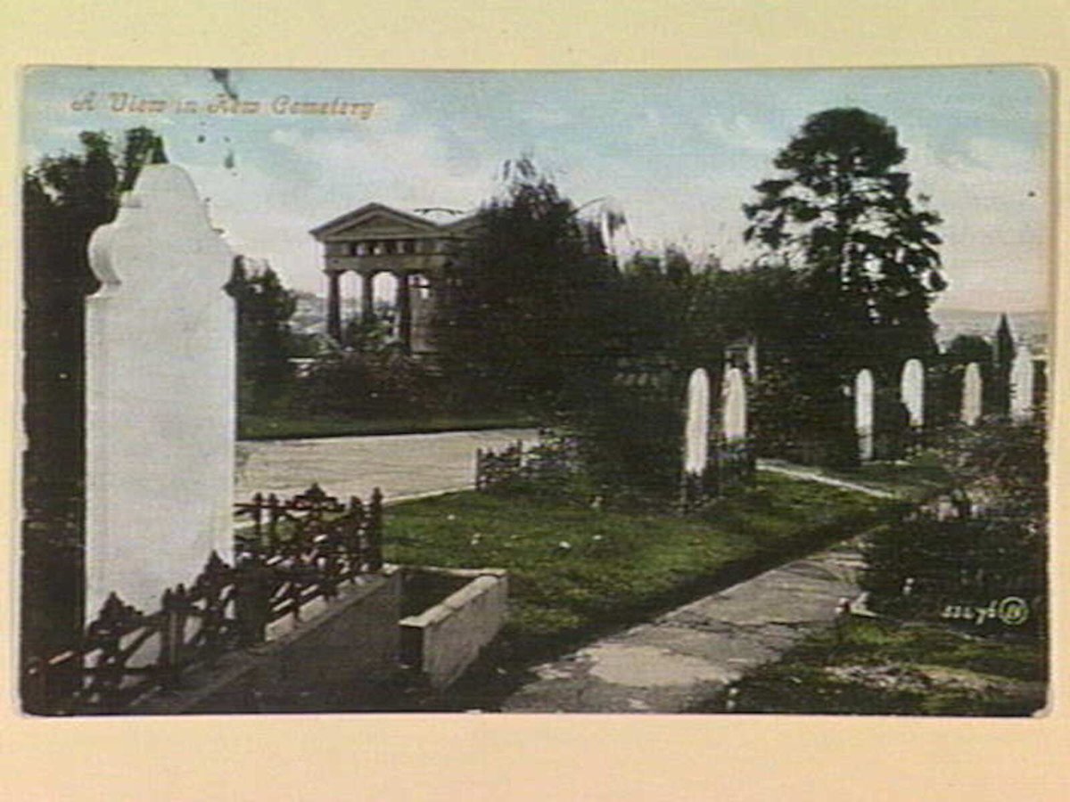 A View in Kew Cemetery (c. 1907)