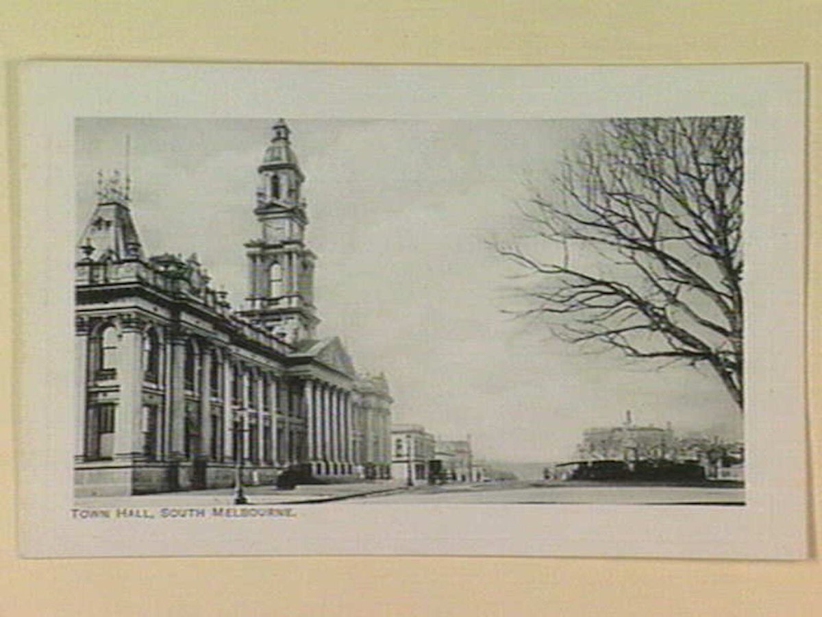 TOWN HALL, SOUTH MELBOURNE (c. 1909)