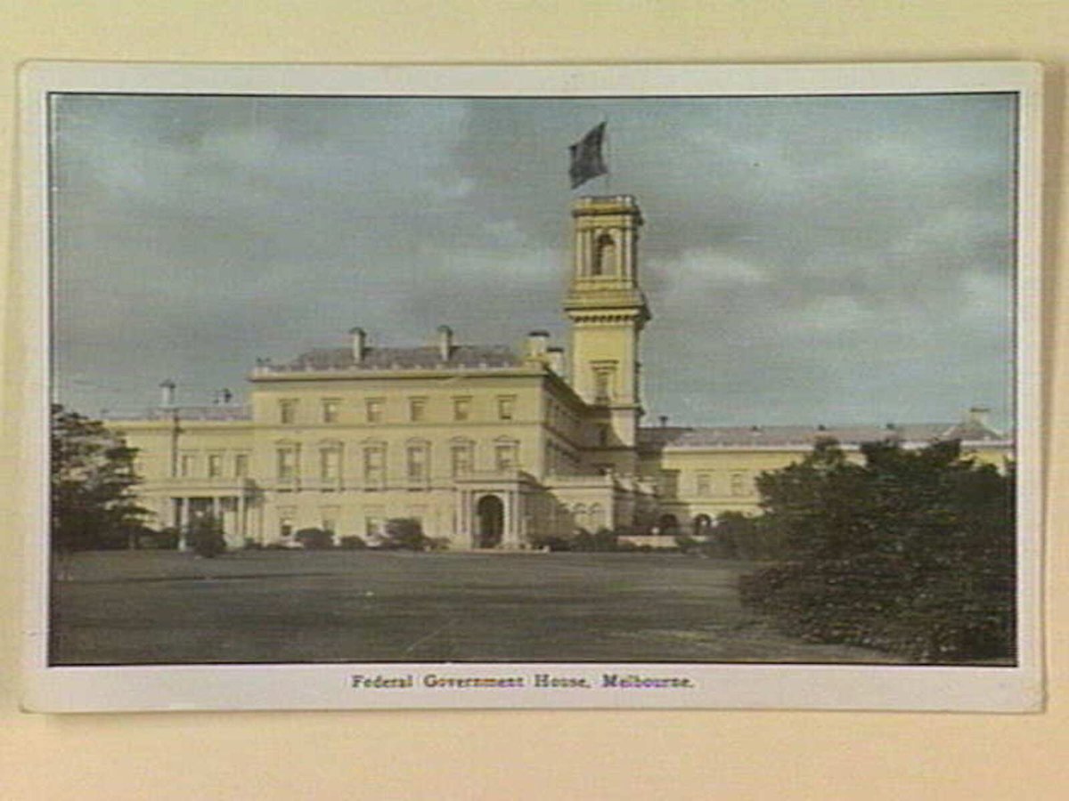 Federal Government House, Melbourne, Melbourne City (c. 1908)
