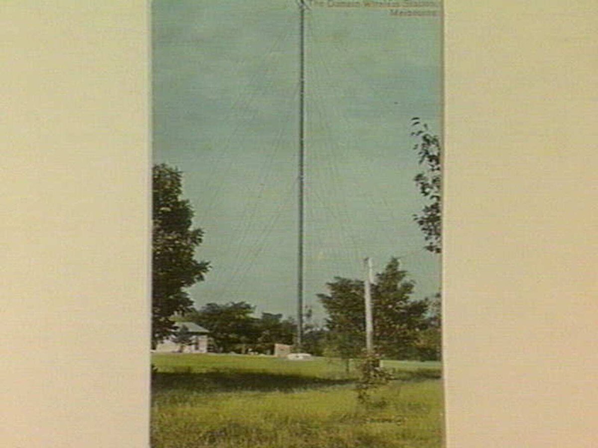 The Domain Wireless Station. Melbourne, Melbourne City (c. 1907)