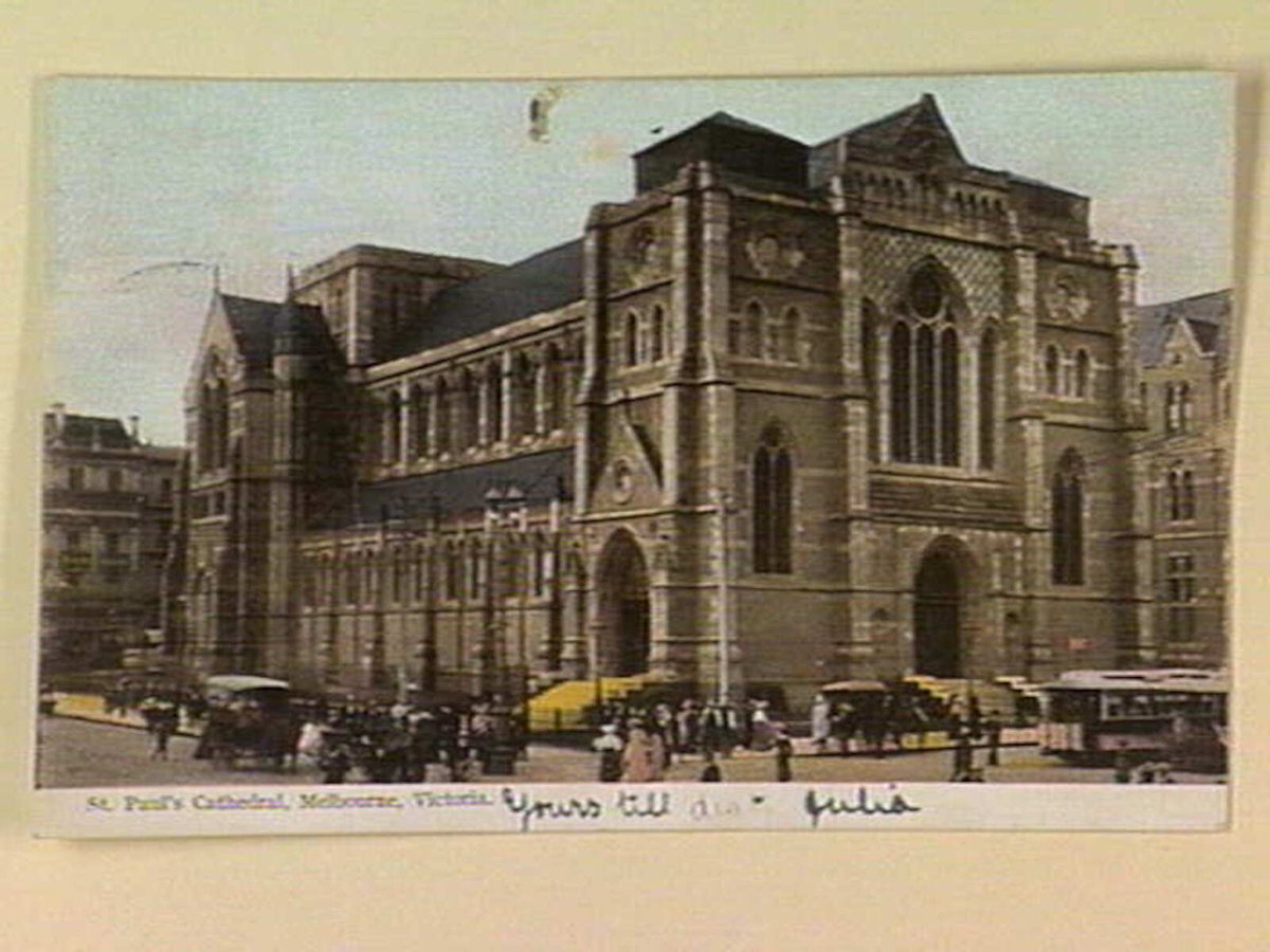 St. Paul's Cathedral, Melbourne, Victoria, Melbourne City (c. 1905)