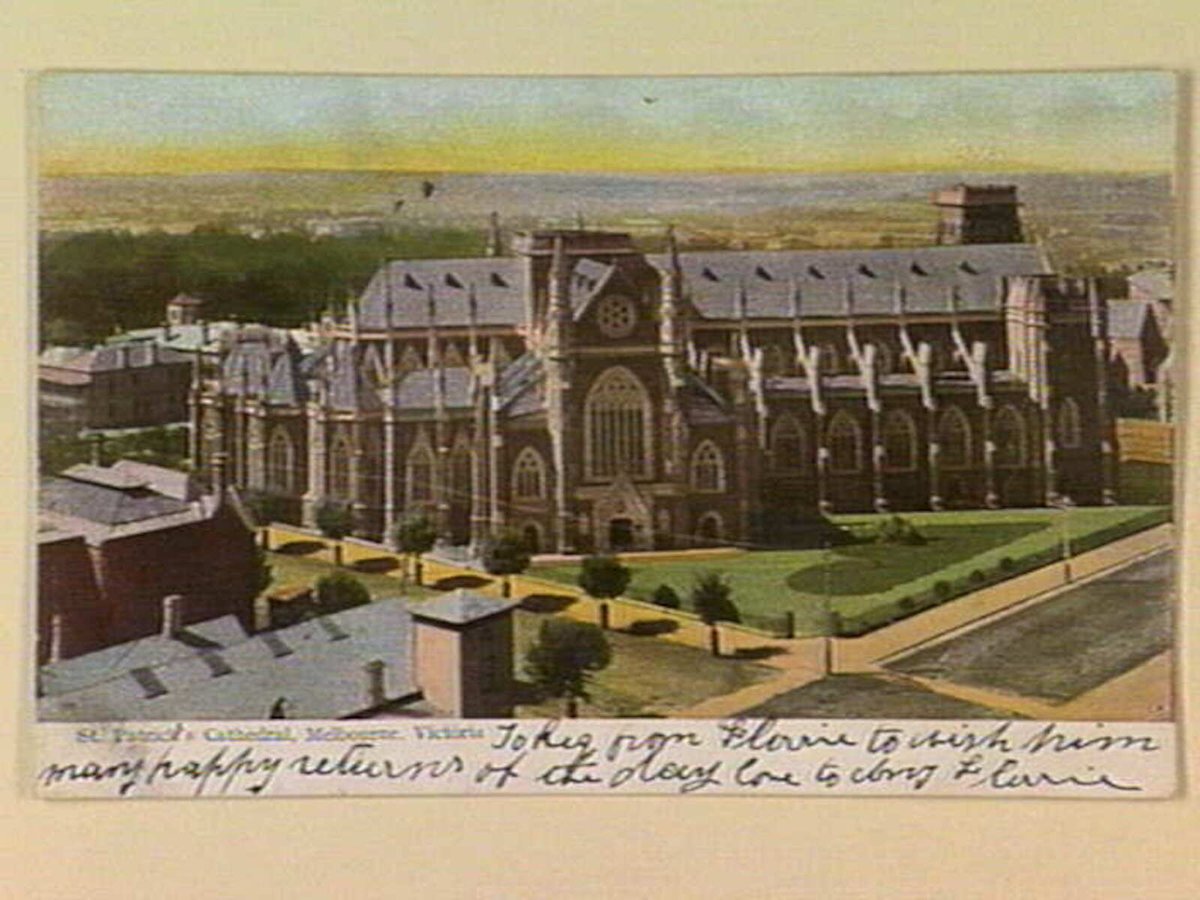 St. Patrick's Cathedral, Melbourne. Victoria, East Melbourne (c. 1905)