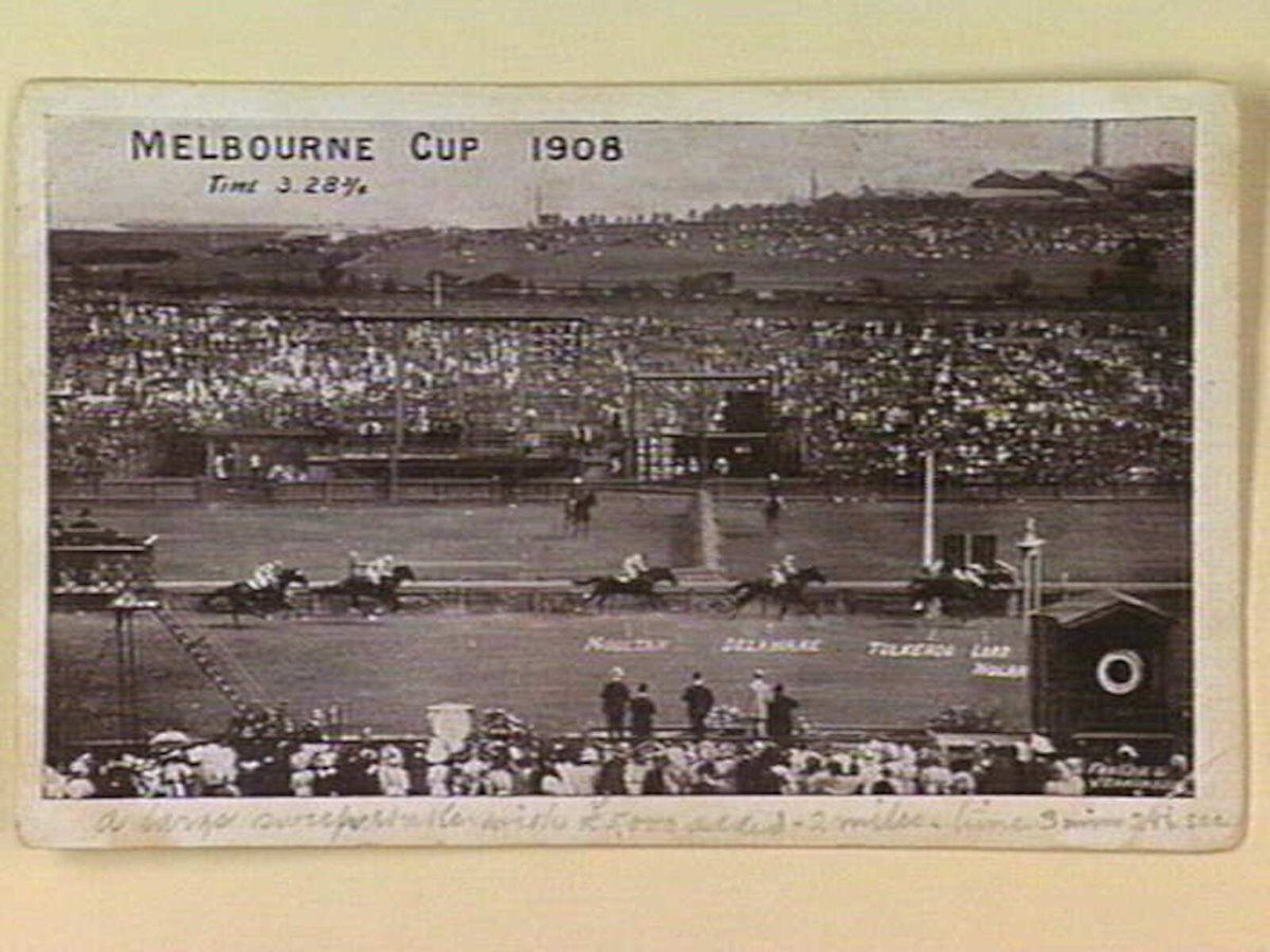 MELBOURNE CUP 1908, Flemington (c. 1908)