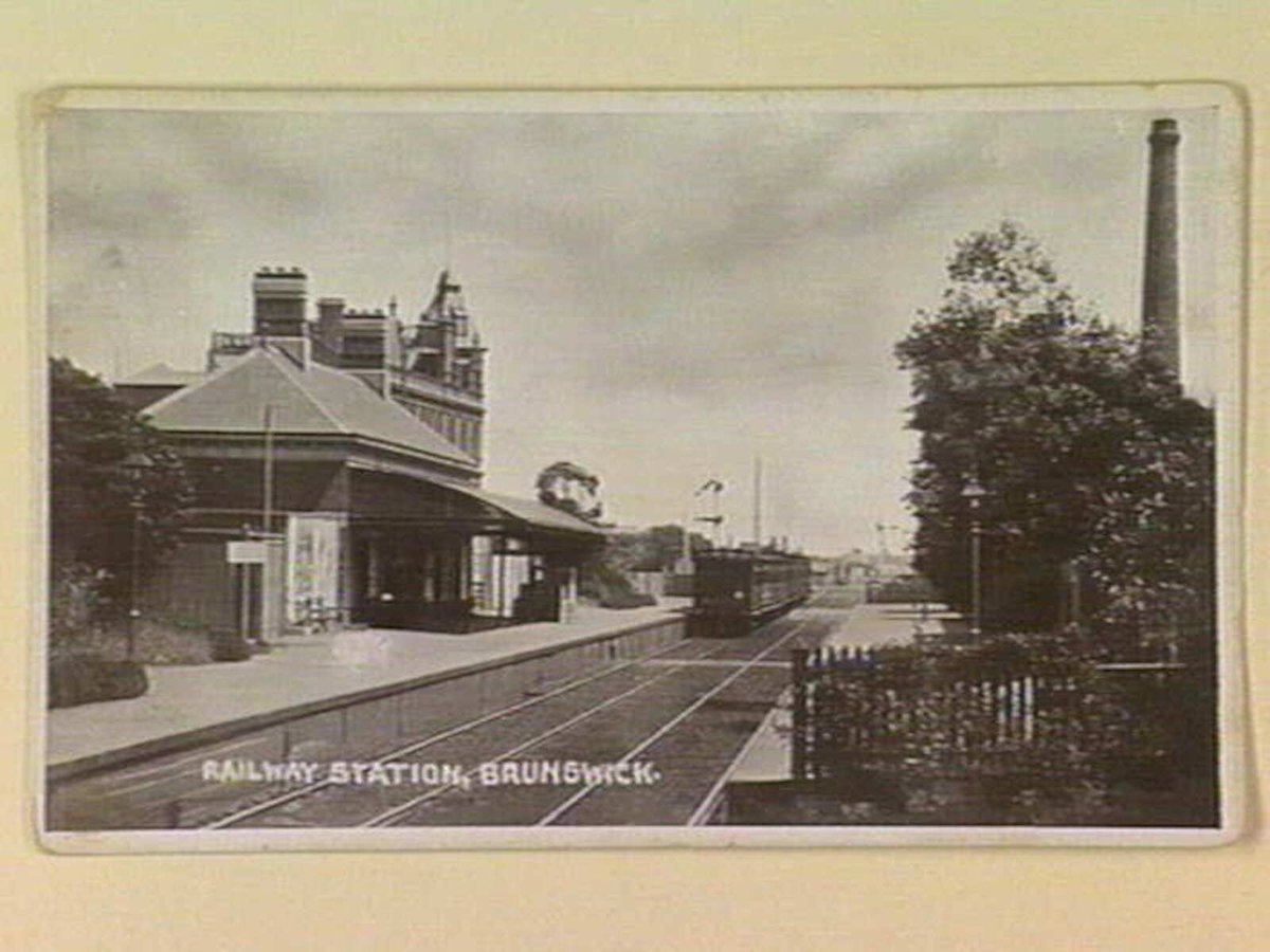RAILWAY STATION, BRUNSWICK (c. 1909)