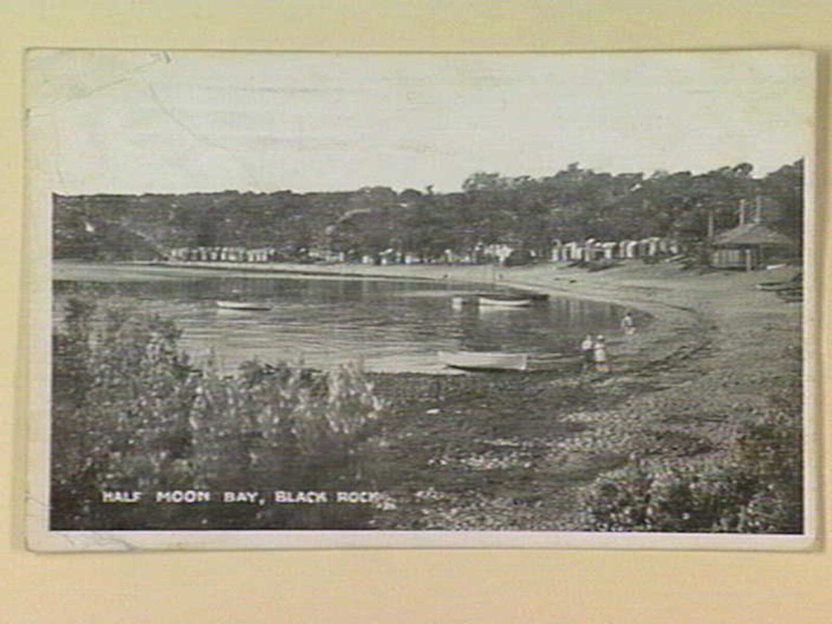 HALF MOON BAY, BLACK ROCK (c. 1906)