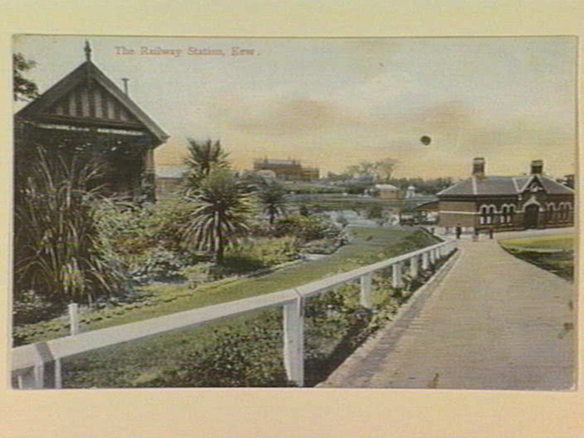 The Railway Station, Kew (c. 1906)