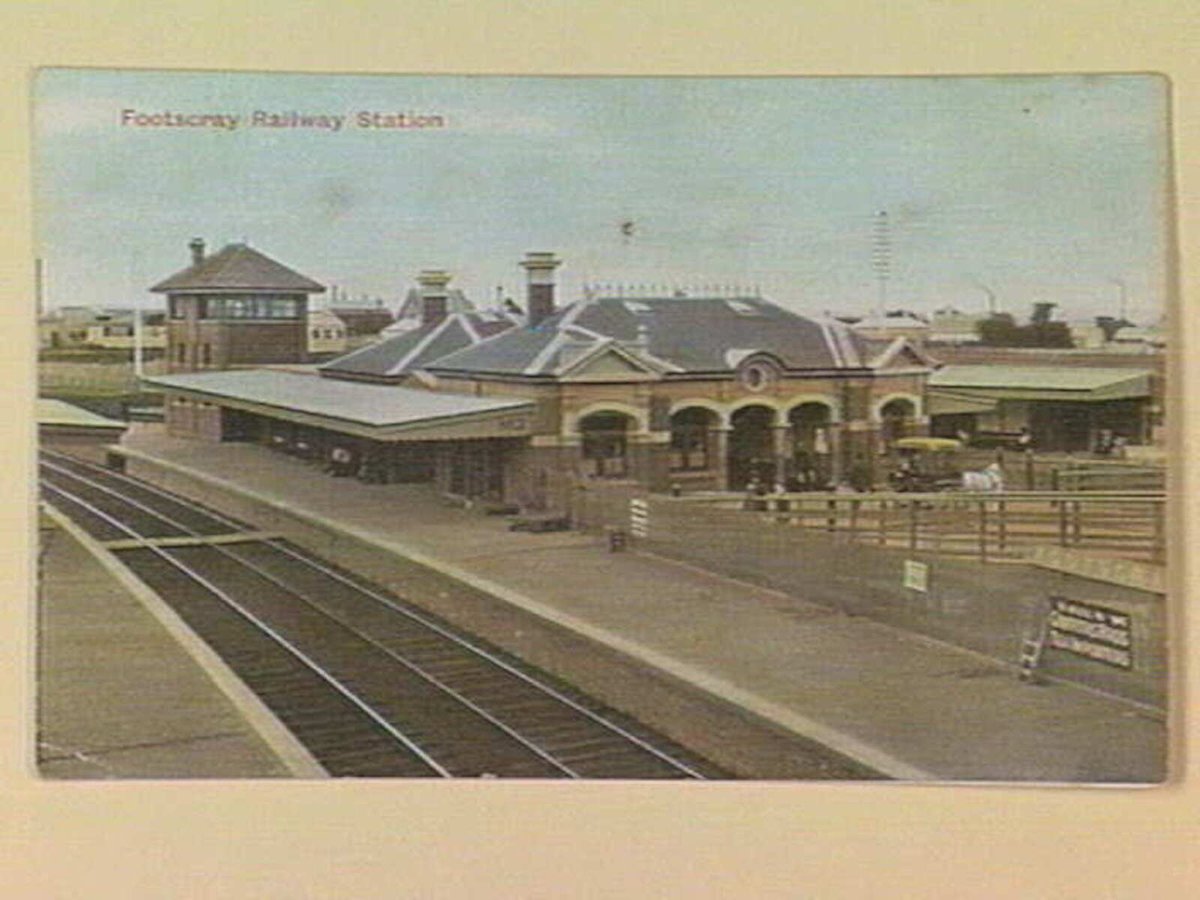 Footscray Railway Station (c. 1907)