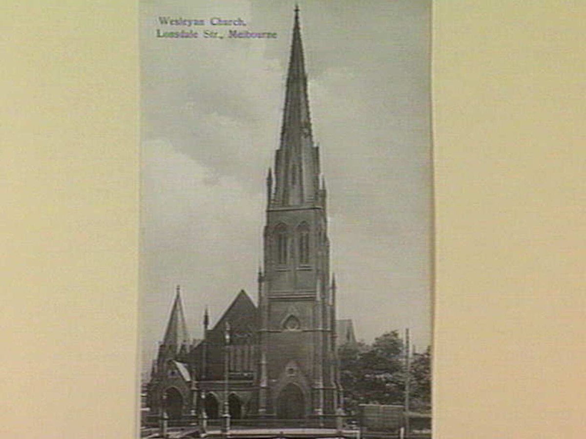 Wesleyan Church, Lonsdale Str., Melbourne (c. 1906)