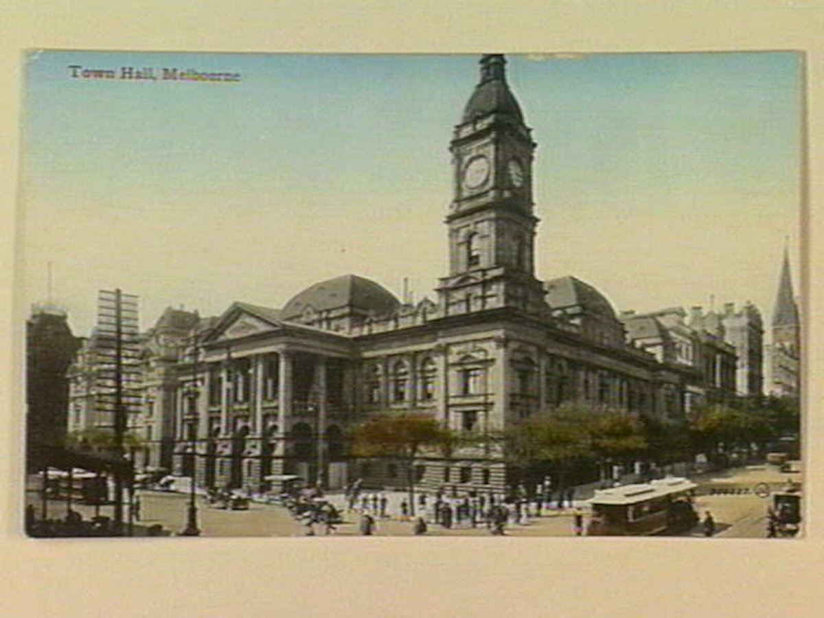 Town Hall, Melbourne (c. 1906)