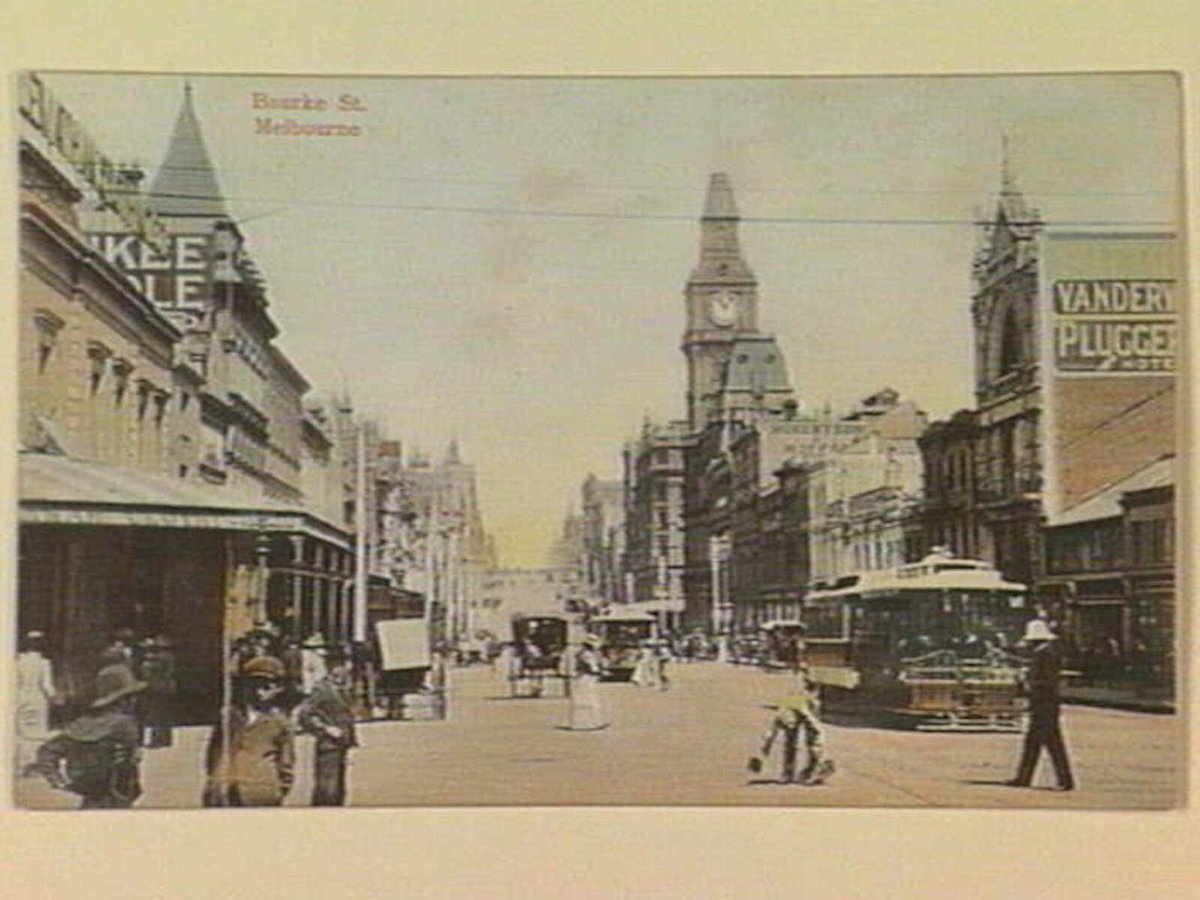 Bourke St. Melbourne, Melbourne City (c. 1906)