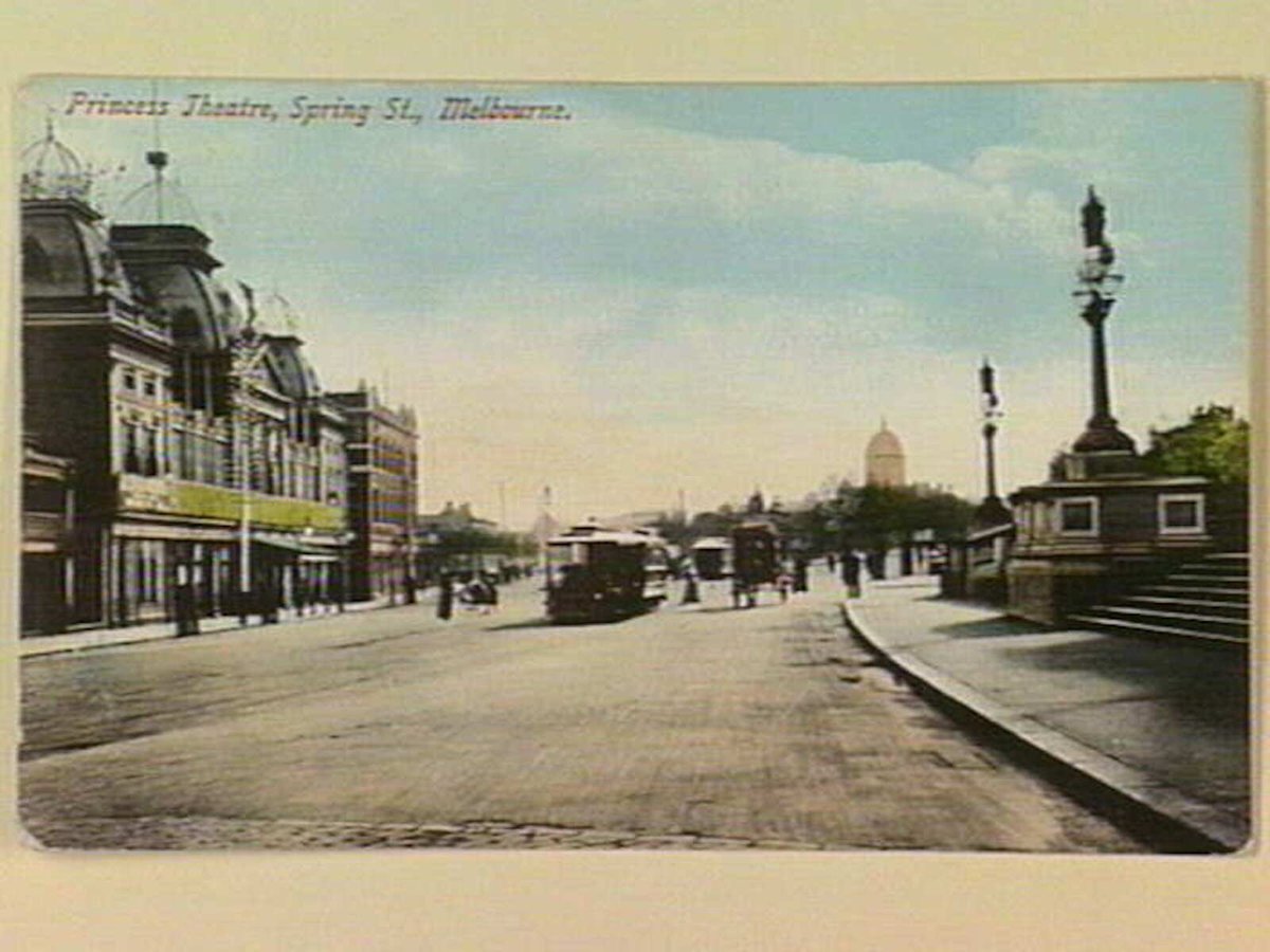 Princess Theatre, Spring St., Melbourne, Melbourne City (c. 1908)