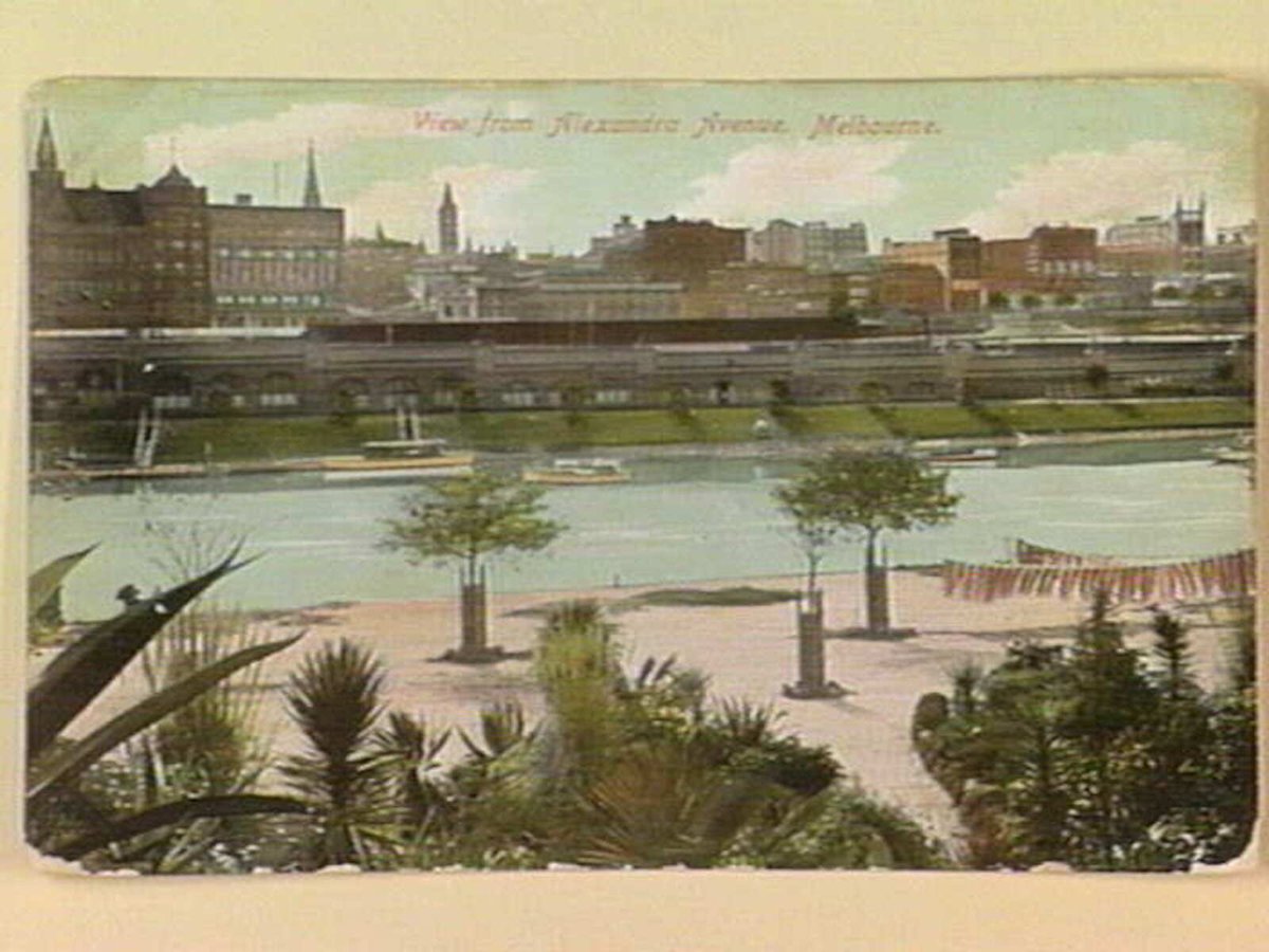 View from Alexandra Avenue, Melbourne, Melbourne City (c. 1906)