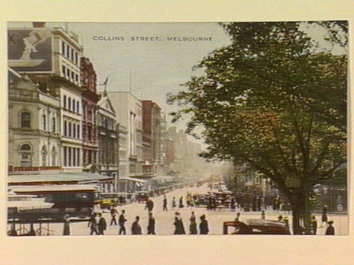 COLLINS STREET. MELBOURNE, Melbourne City (c. 1935)