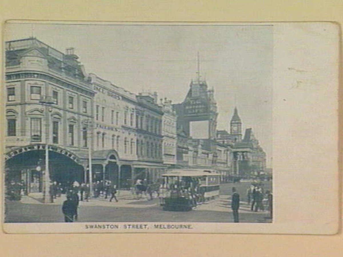 SWANSTON STREET, MELBOURNE, Melbourne City (c. 1903)