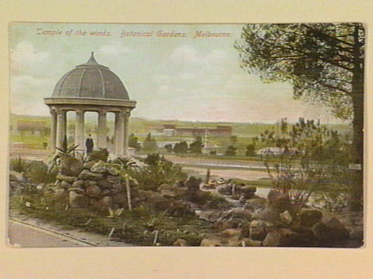 Temple of the winds. Botanical Gardens. Melbourne, Melbourne City (c. 1905)