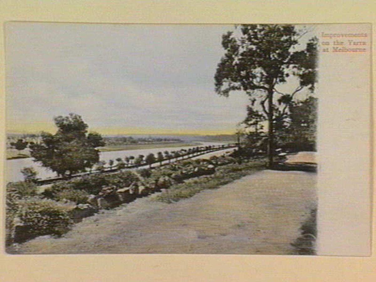 Improvements on the Yarra at Melbourne, Yarra River (c. 1903)