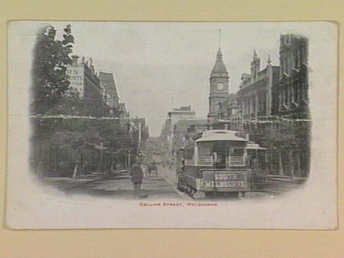 COLLINS STREET, MELBOURNE, Melbourne City (c. 1903)