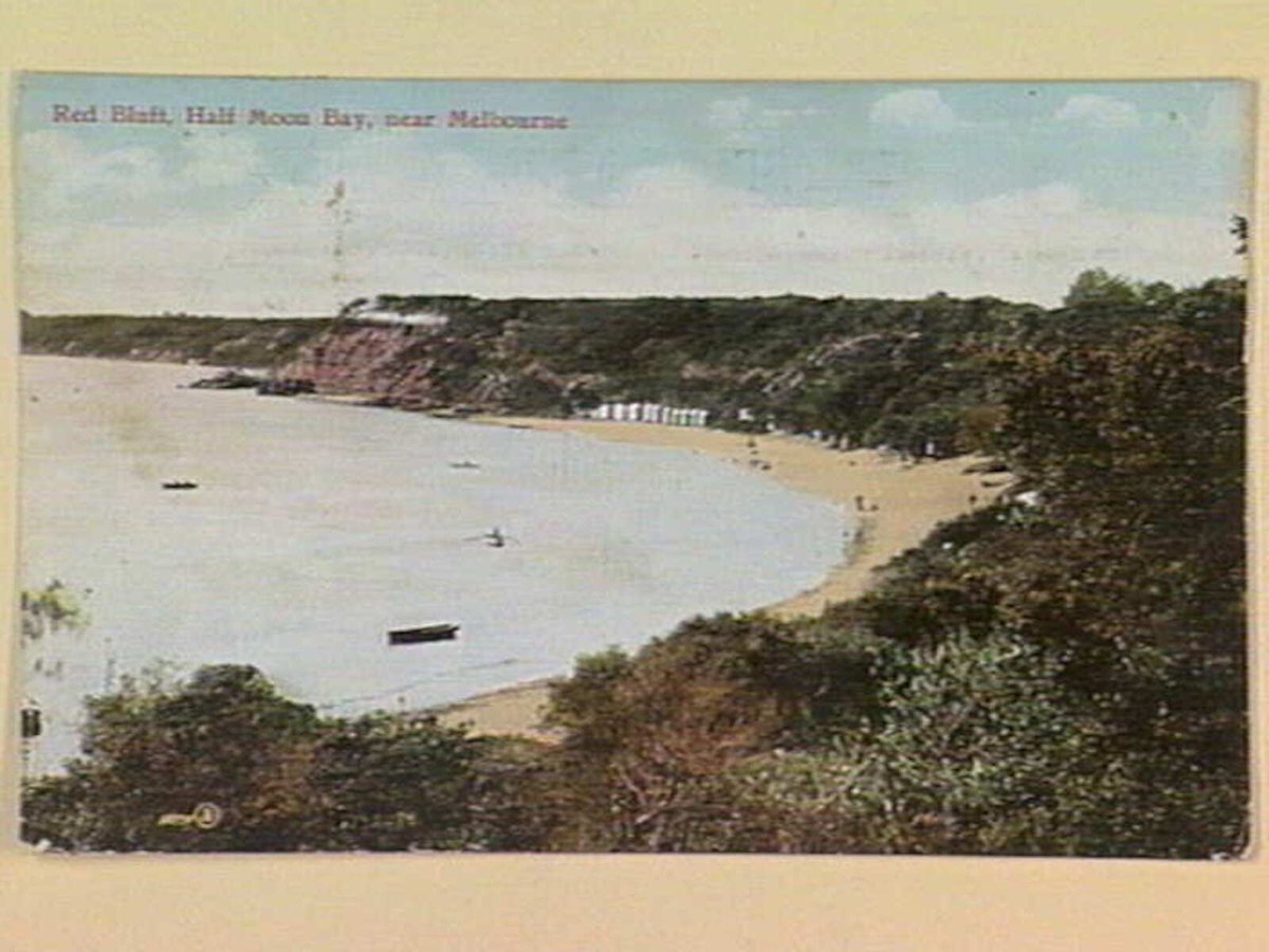 Red Bluff, Half Moon Bay, near Melbourne (c. 1906)