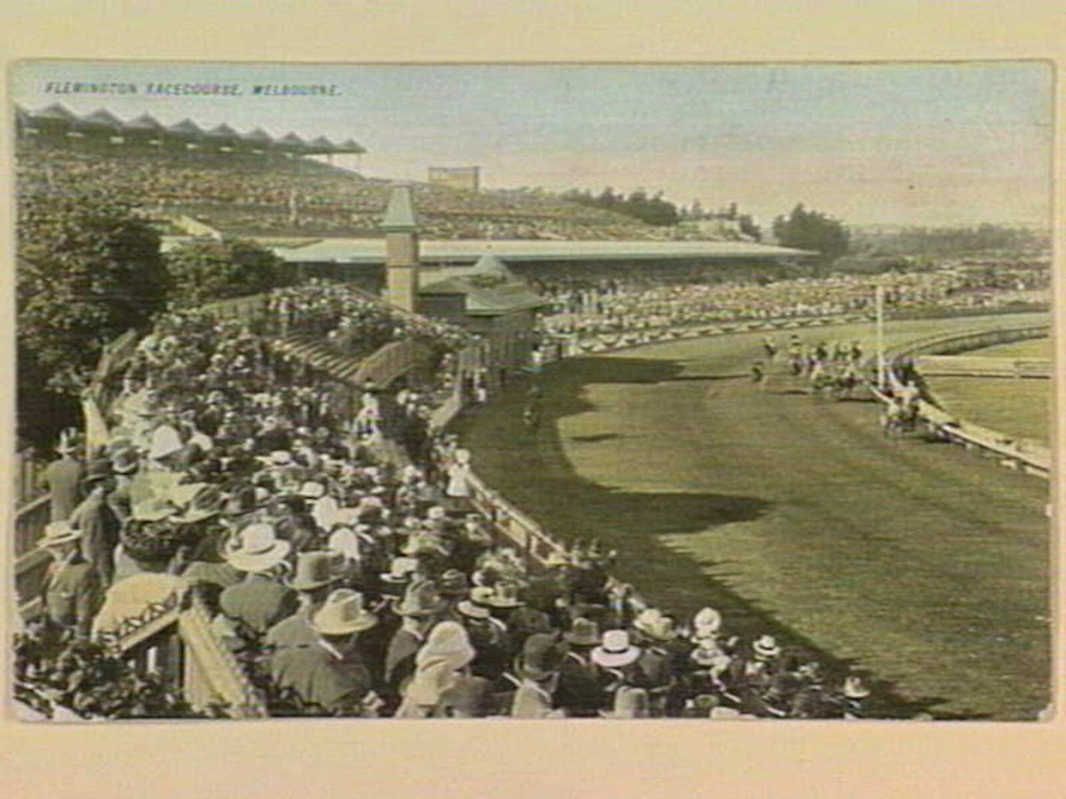 FLEMINGTON RACECOURSE, MELBOURNE (c. 1906)