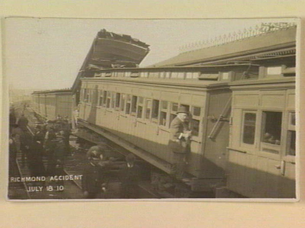 RICHMOND ACCIDENT JULY 18 10 [i.e. July 18th, 1910] (c. 1910)