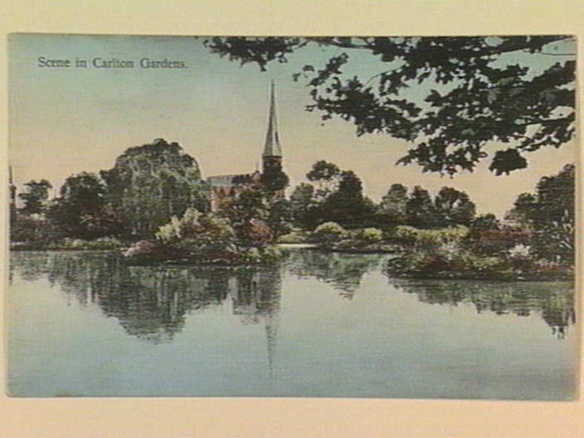 Scene in Carlton Gardens (c. 1906)