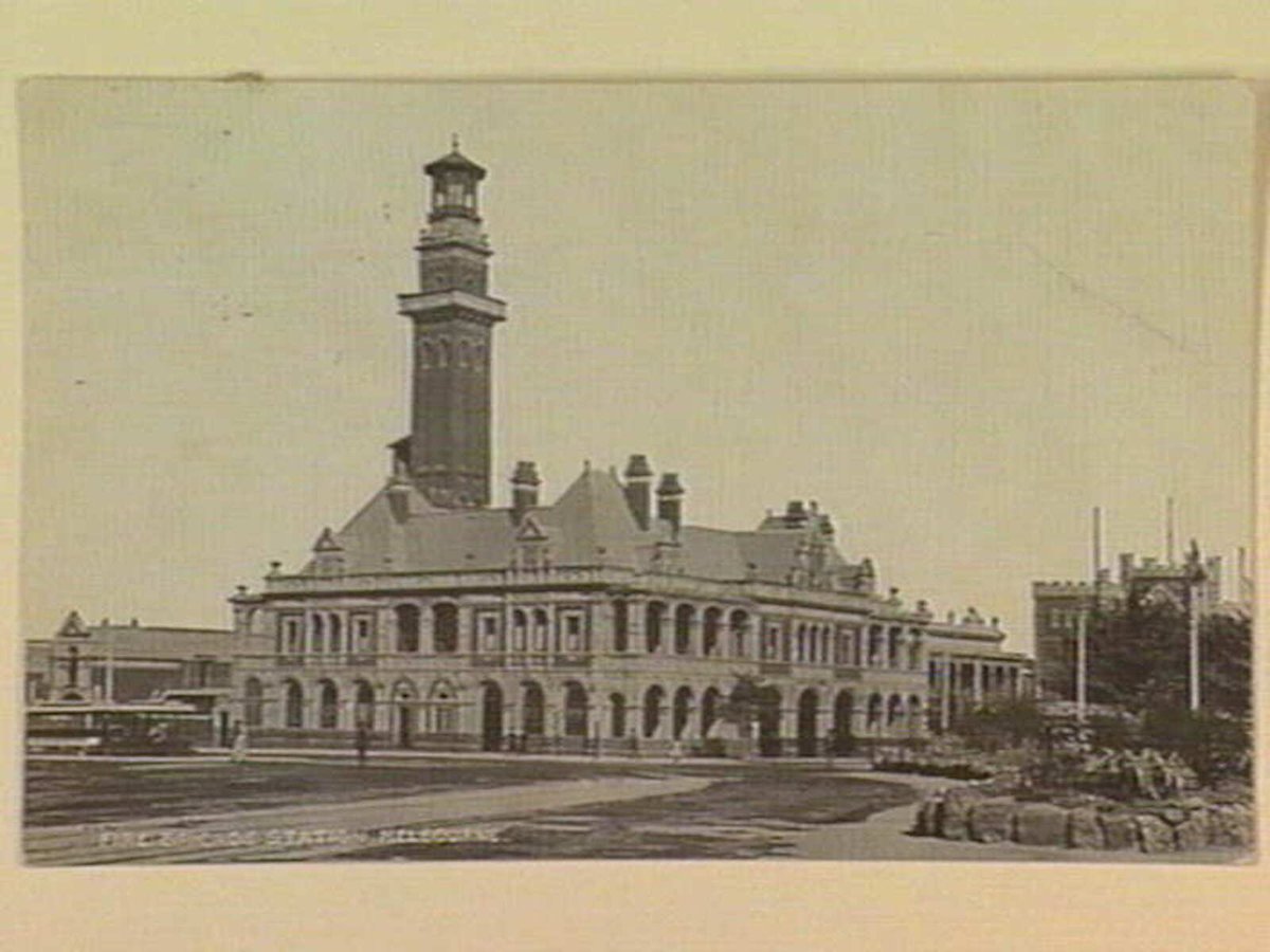 FIRE BRIGADE STATION, MELBOURNE (c. 1907)