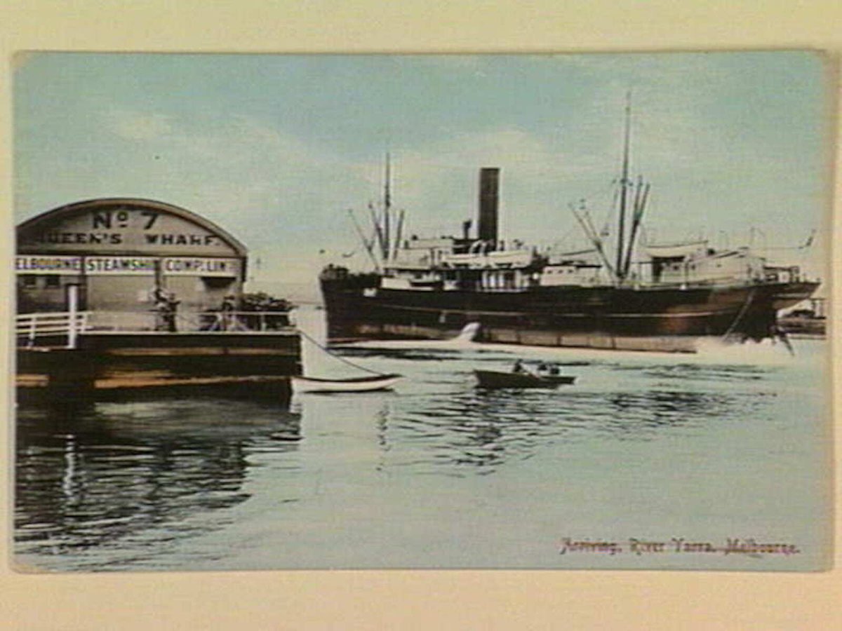 Arriving, River Yarra, Melbourne, Yarra River (c. 1913)