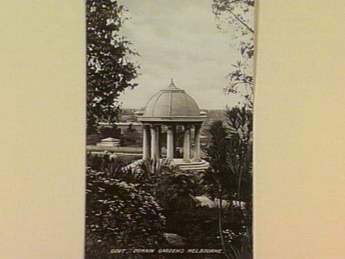 GOVT. DOMAIN GARDENS MELBOURNE, Melbourne City (c. 1906)