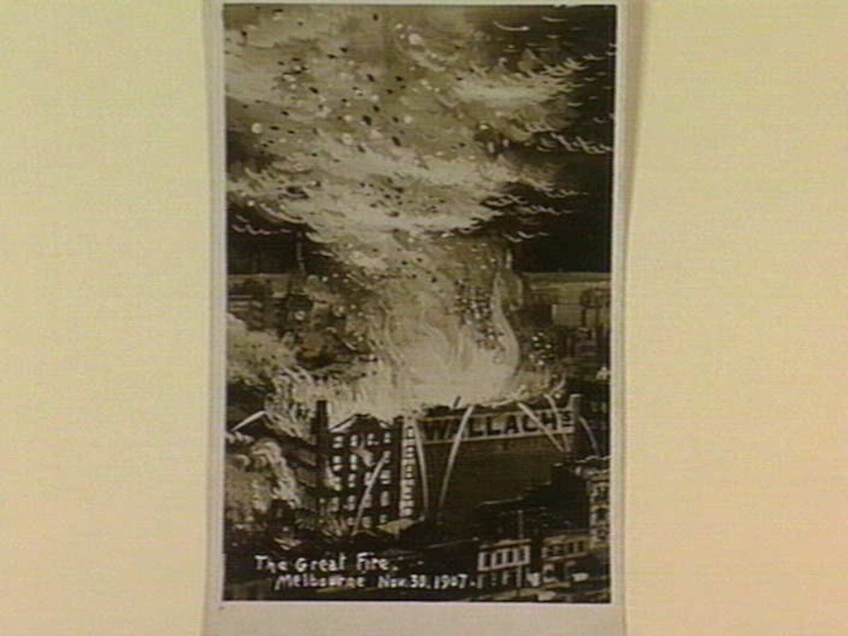The Great Fire. Melbourne Nov. 30, 1907 (c. 1907)