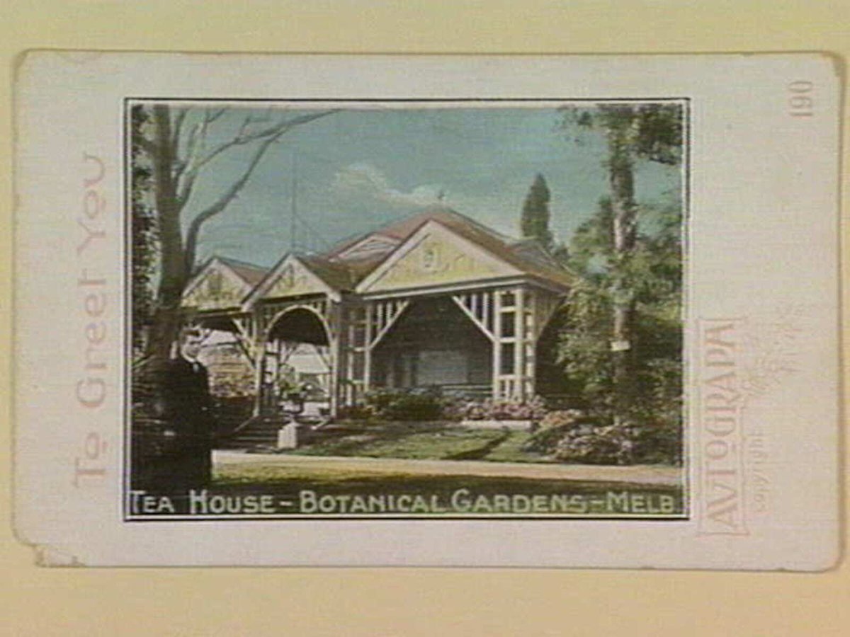 TEA HOUSE - BOTANICAL GARDENS - MELB, Melbourne City (c. 1904)