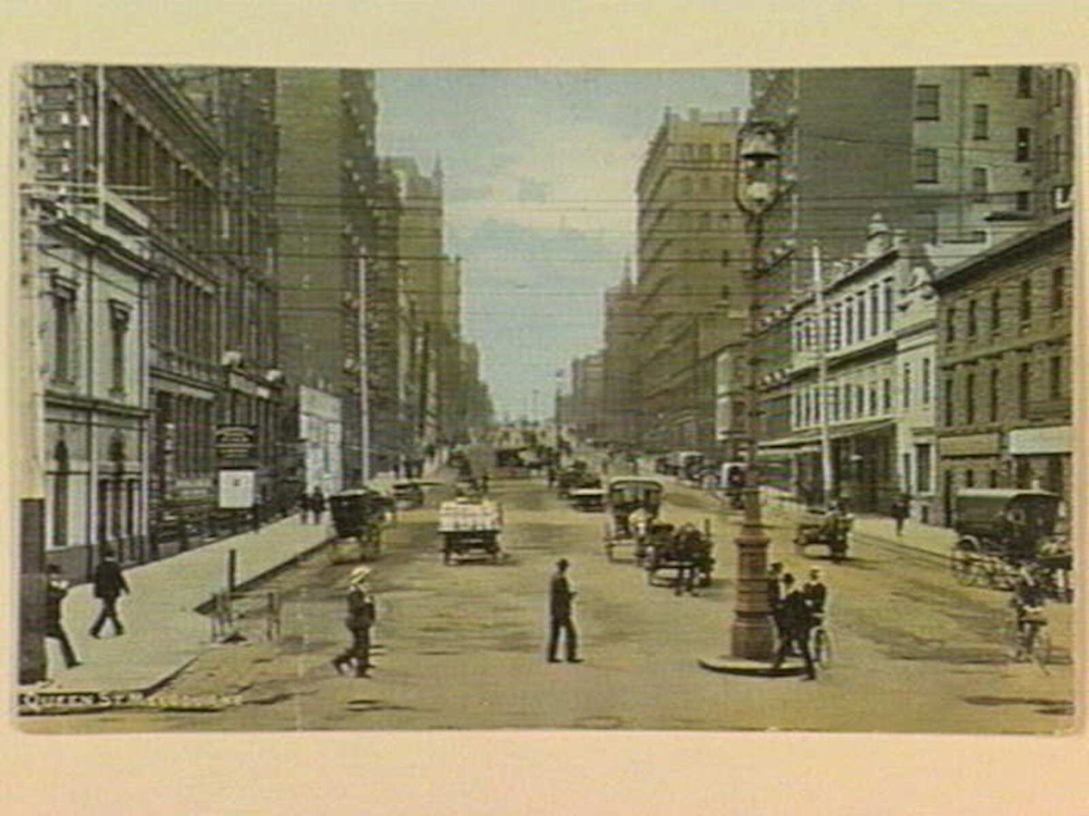 QUEEN ST. MELBOURNE, Melbourne City (c. 1906)