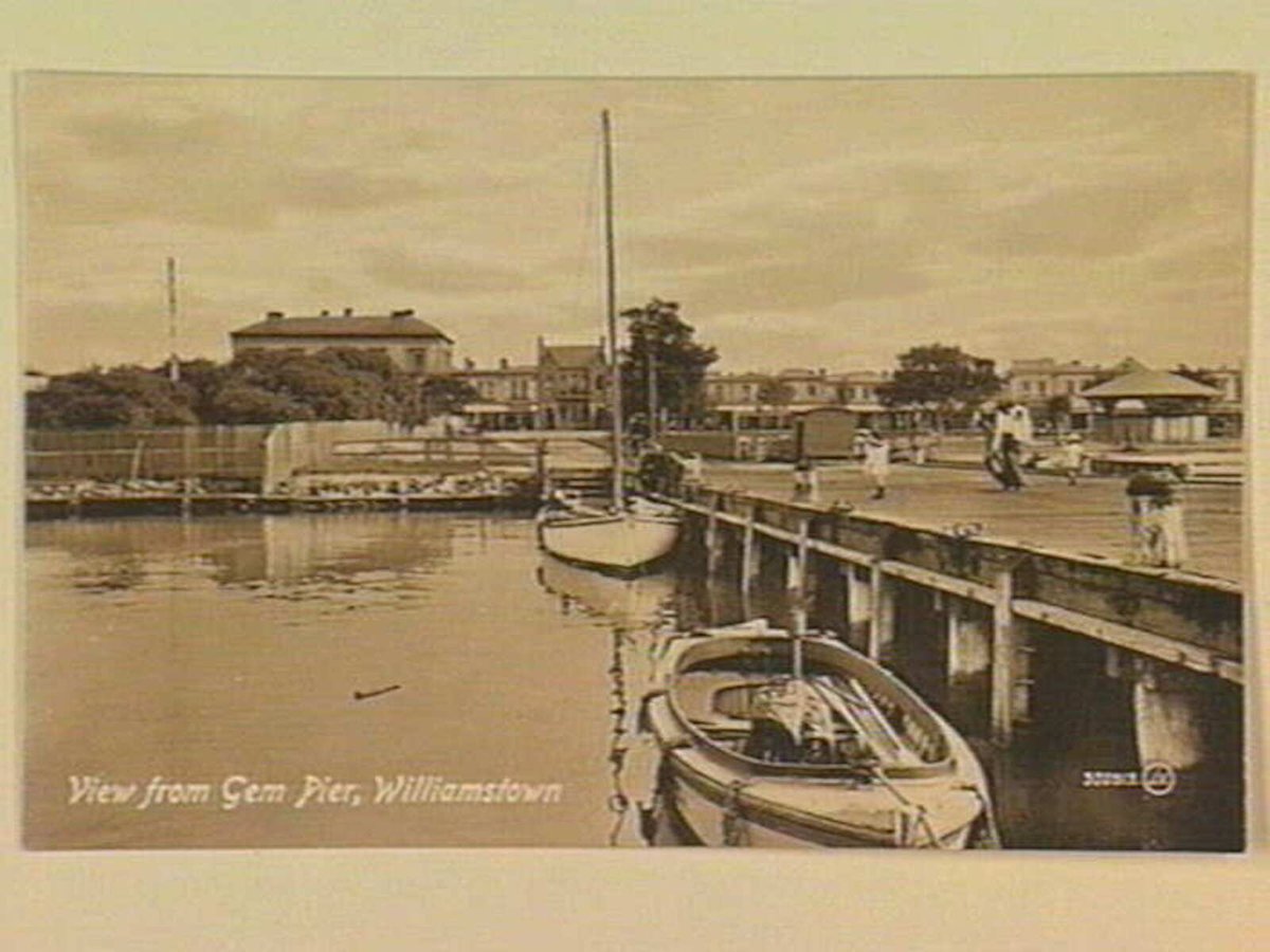 View from Gem Pier, Williamstown (c. 1906)