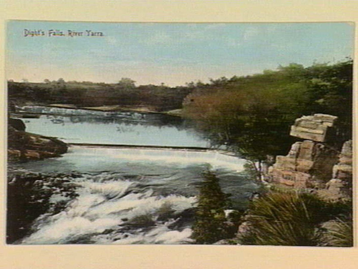 Dight's Falls, River Yarra, Yarra River (c. 1907)