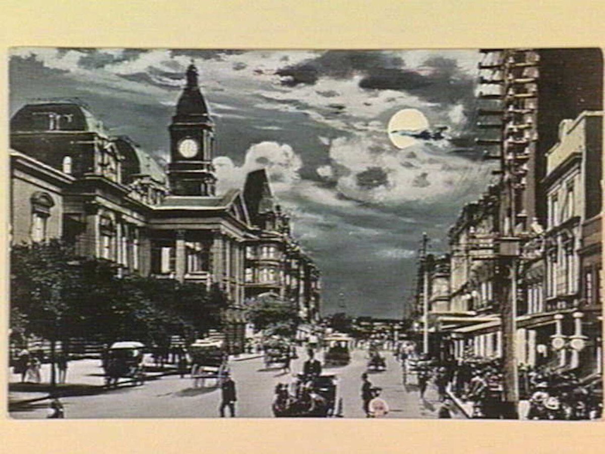 Swanston Street, Melbourne (looking South), Melbourne City (c. 1906)