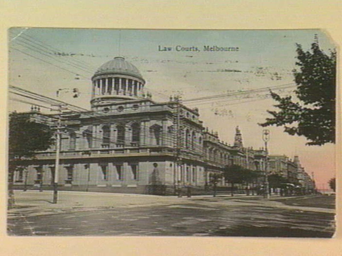 Law Courts, Melbourne, Melbourne City (c. 1909)