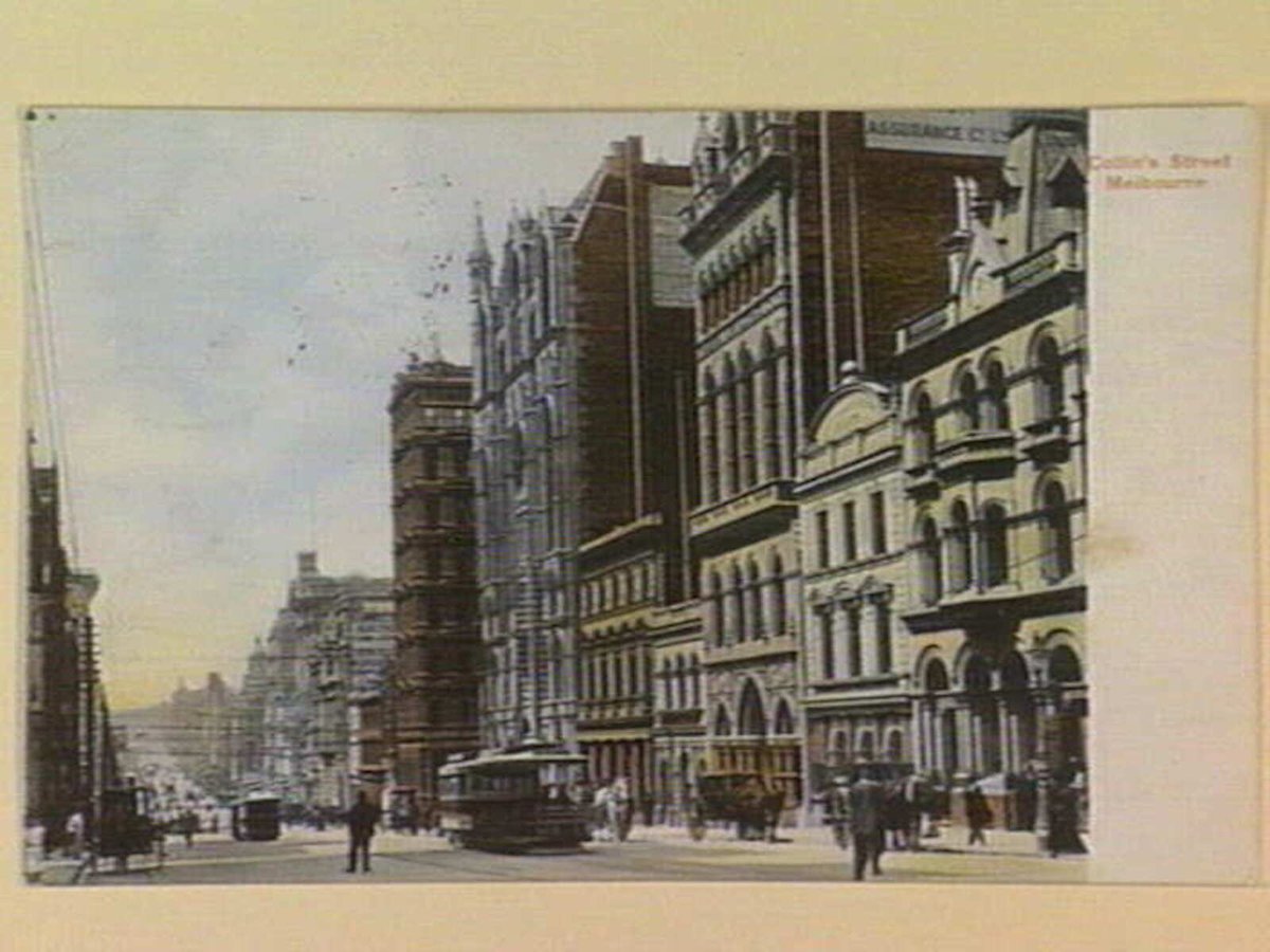 Collin's Street Melbourne (c. 1907)
