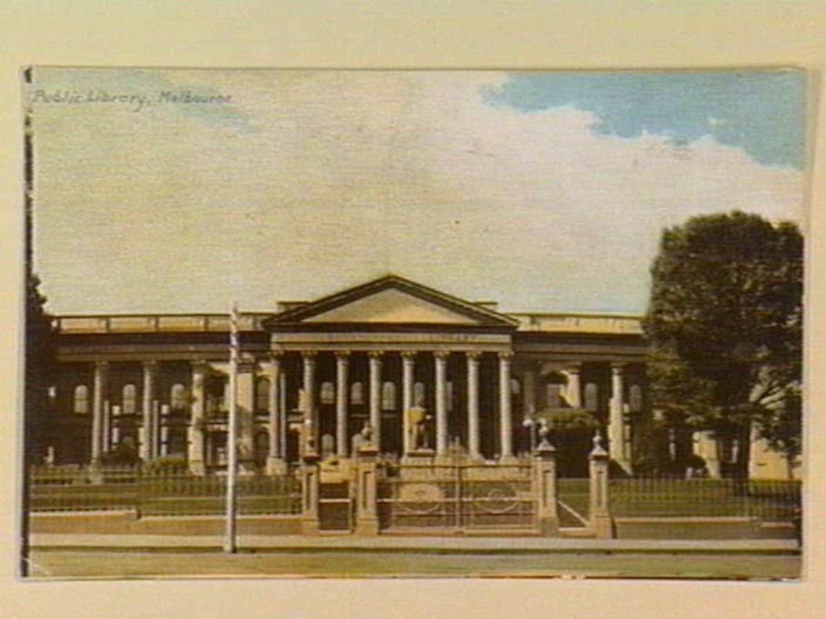 Public Library, Melbourne, Melbourne City (1890–1910)