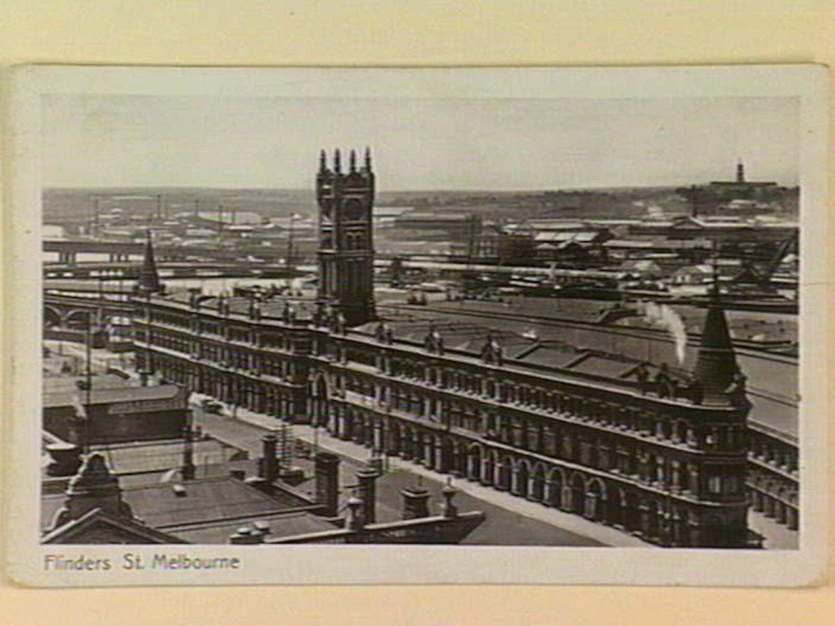 Flinders St. Melbourne, Melbourne City (c. 1908)