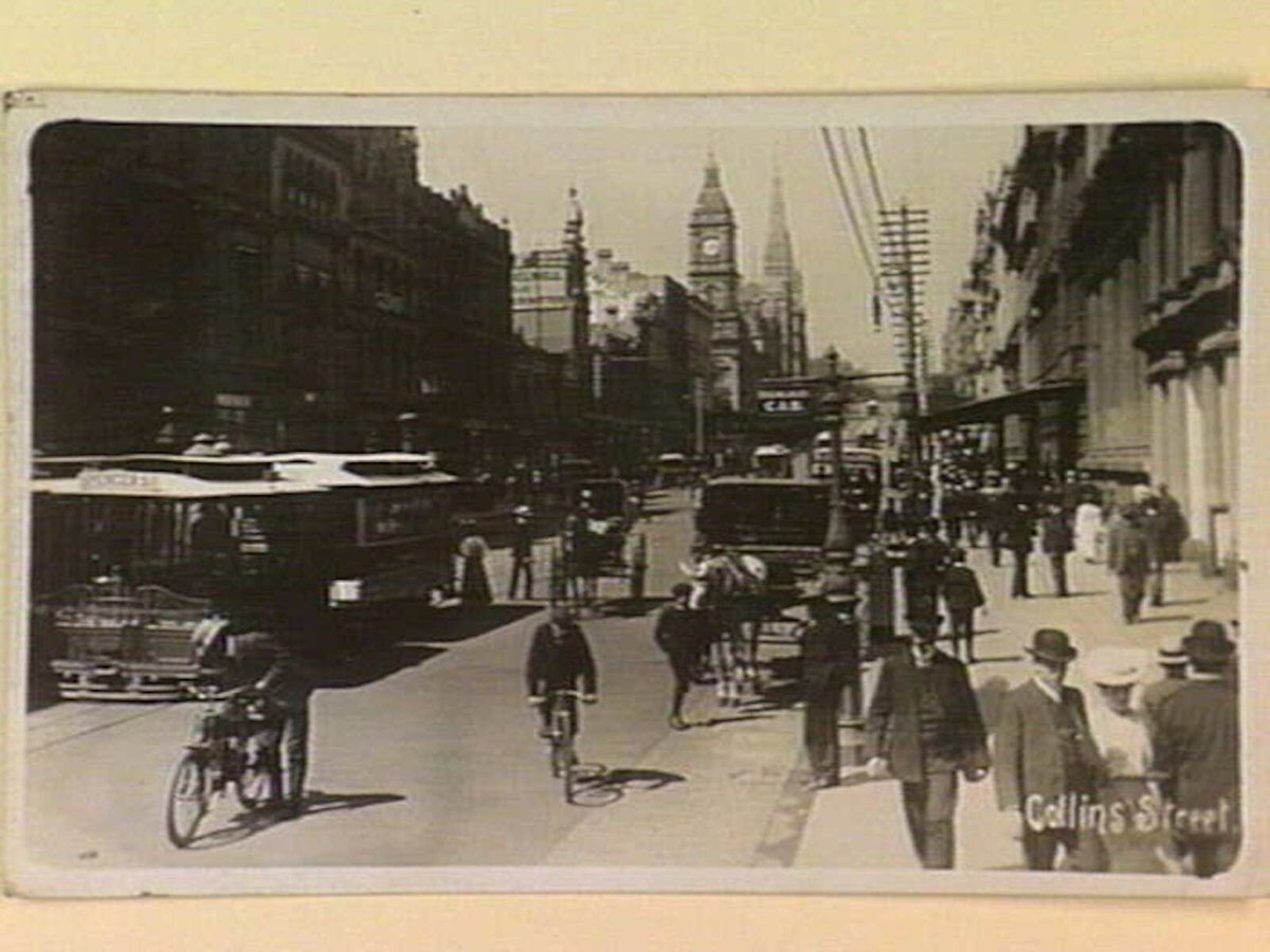 Collins Street, Melbourne City (c. 1908)