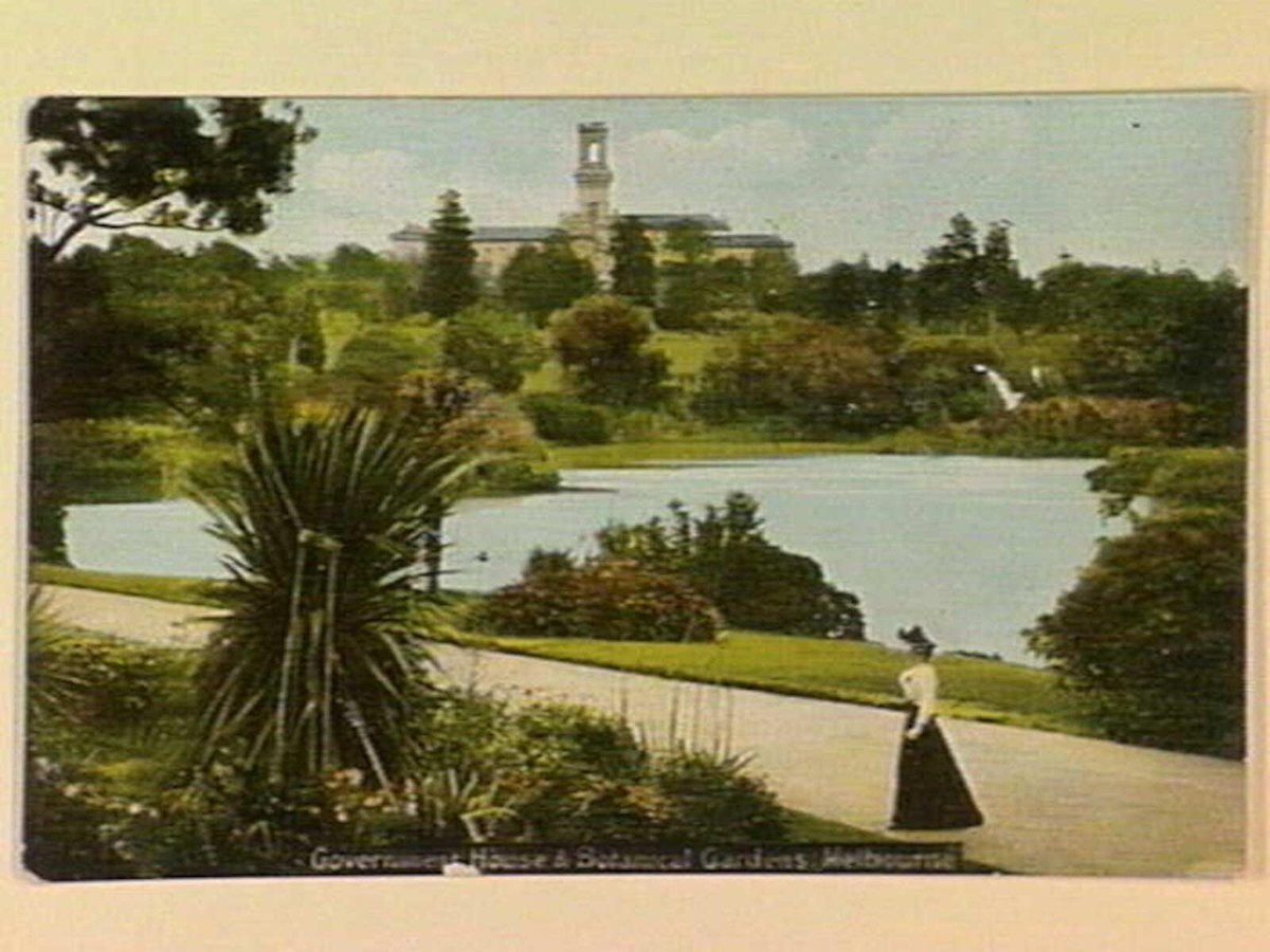 Government House & Botanical Gardens Melbourne, Melbourne City (c. 1908)