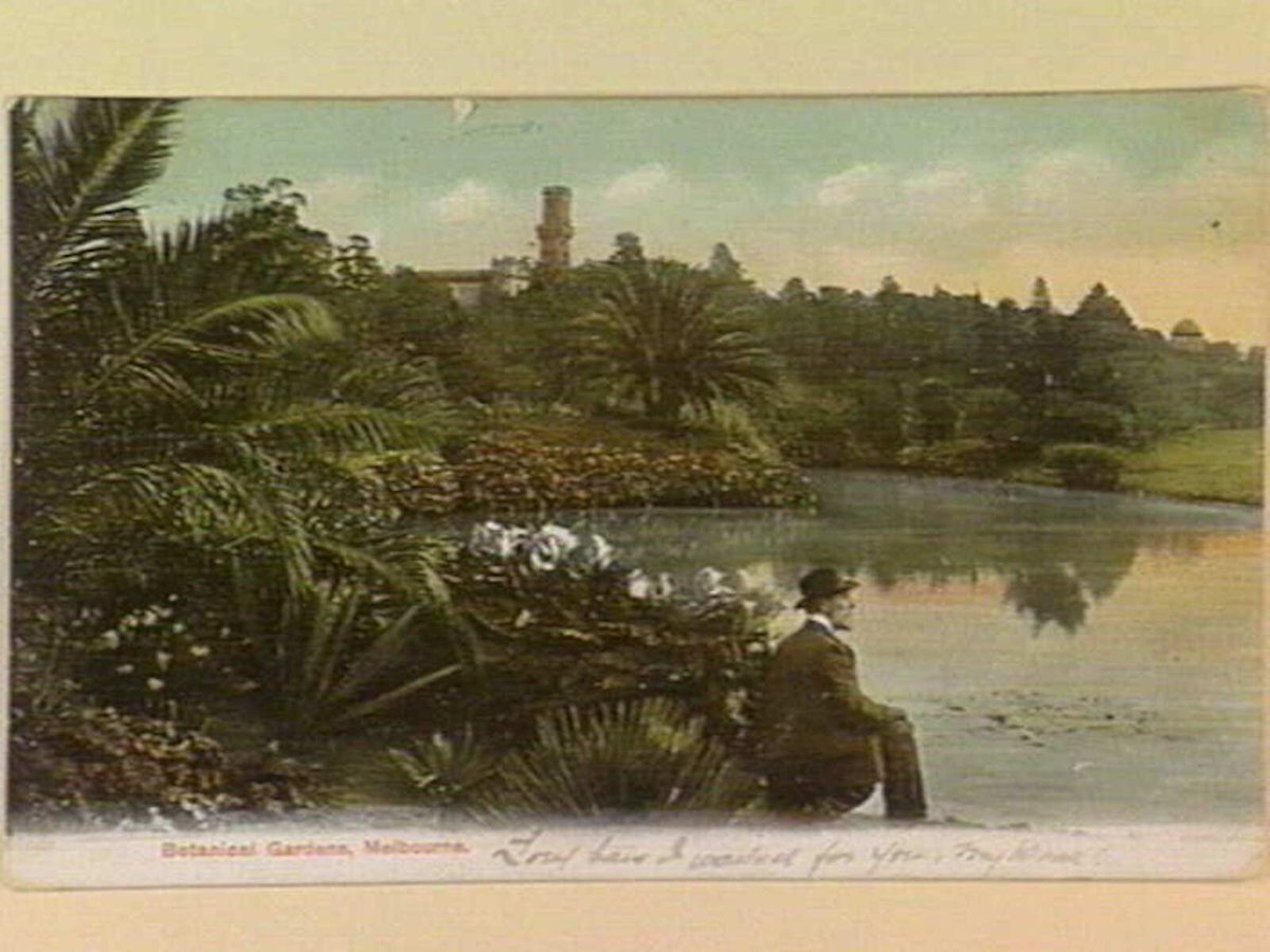 Botanical Gardens, Melbourne, Melbourne City (c. 1907)