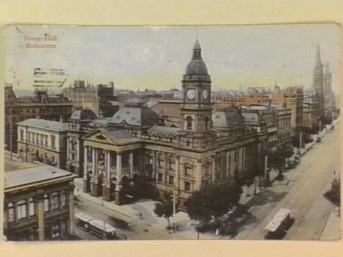 Town Hall Melbourne (c. 1906)