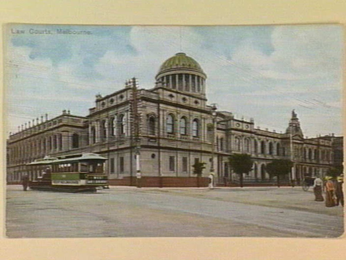 Law Courts, Melbourne, Melbourne City (c. 1908)