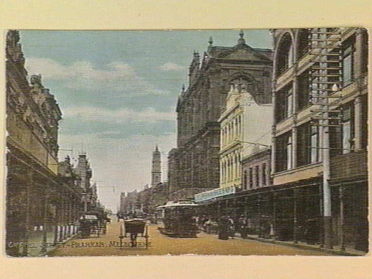 CHAPEL STREET, PRAHRAN. MELBOURNE (c. 1908)