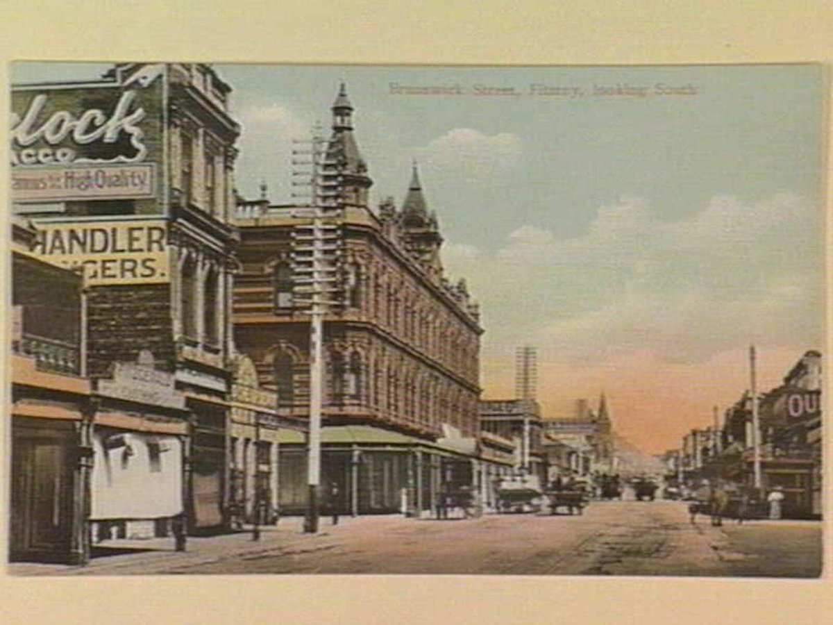 Brunswick Street, Fitzroy, looking South (c. 1908)