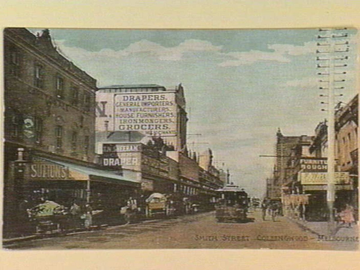 SMITH STREET. COLLINGWOOD MELBOURNE (c. 1908)