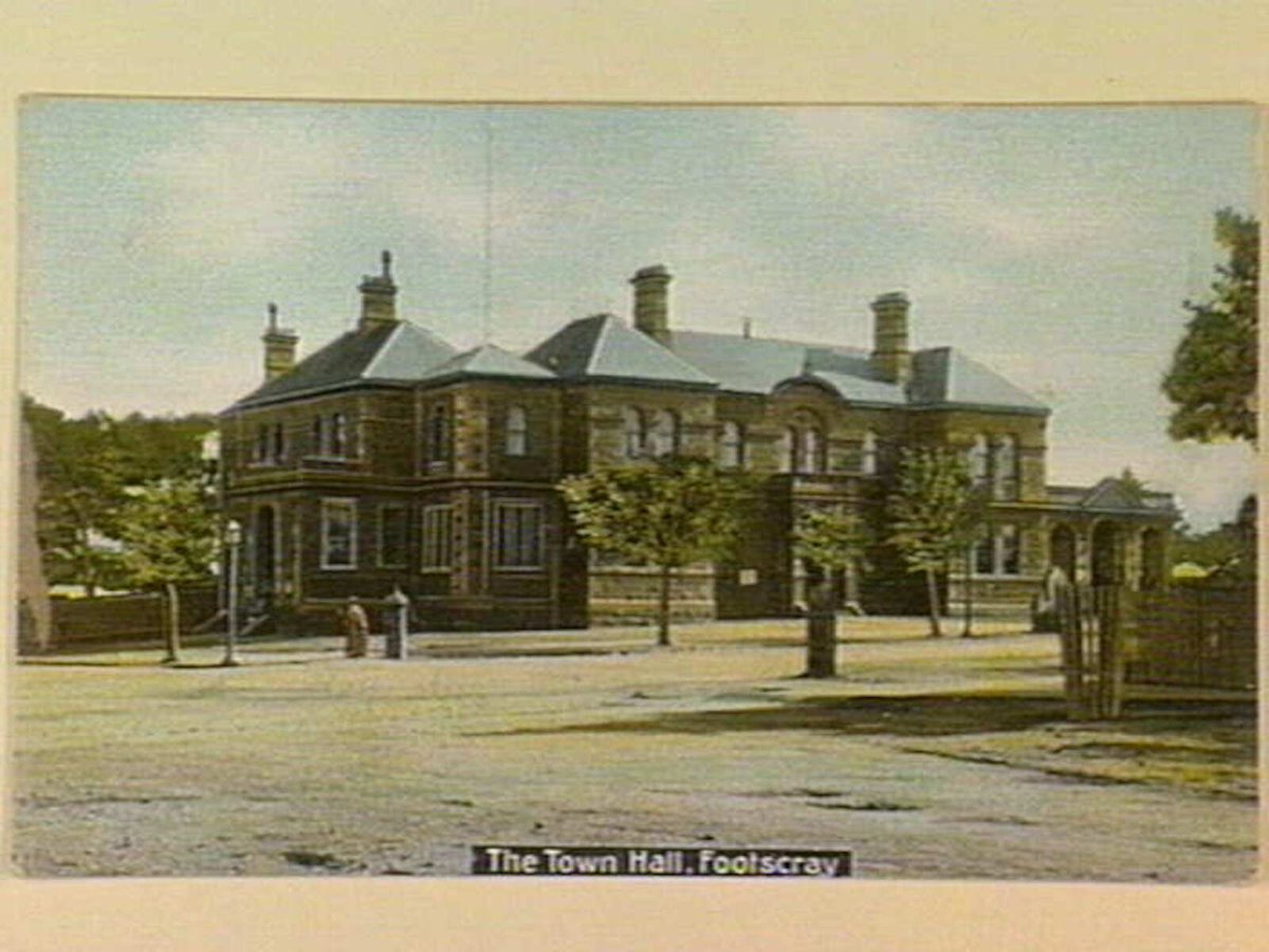 The Town Hall, Footscray (c. 1909)