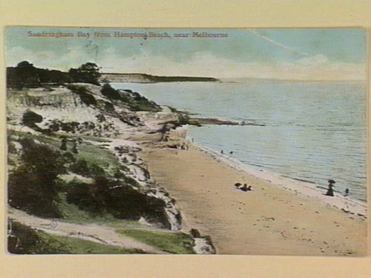 Sandringham Bay from Hampton Beach, near Melbourne (c. 1906)