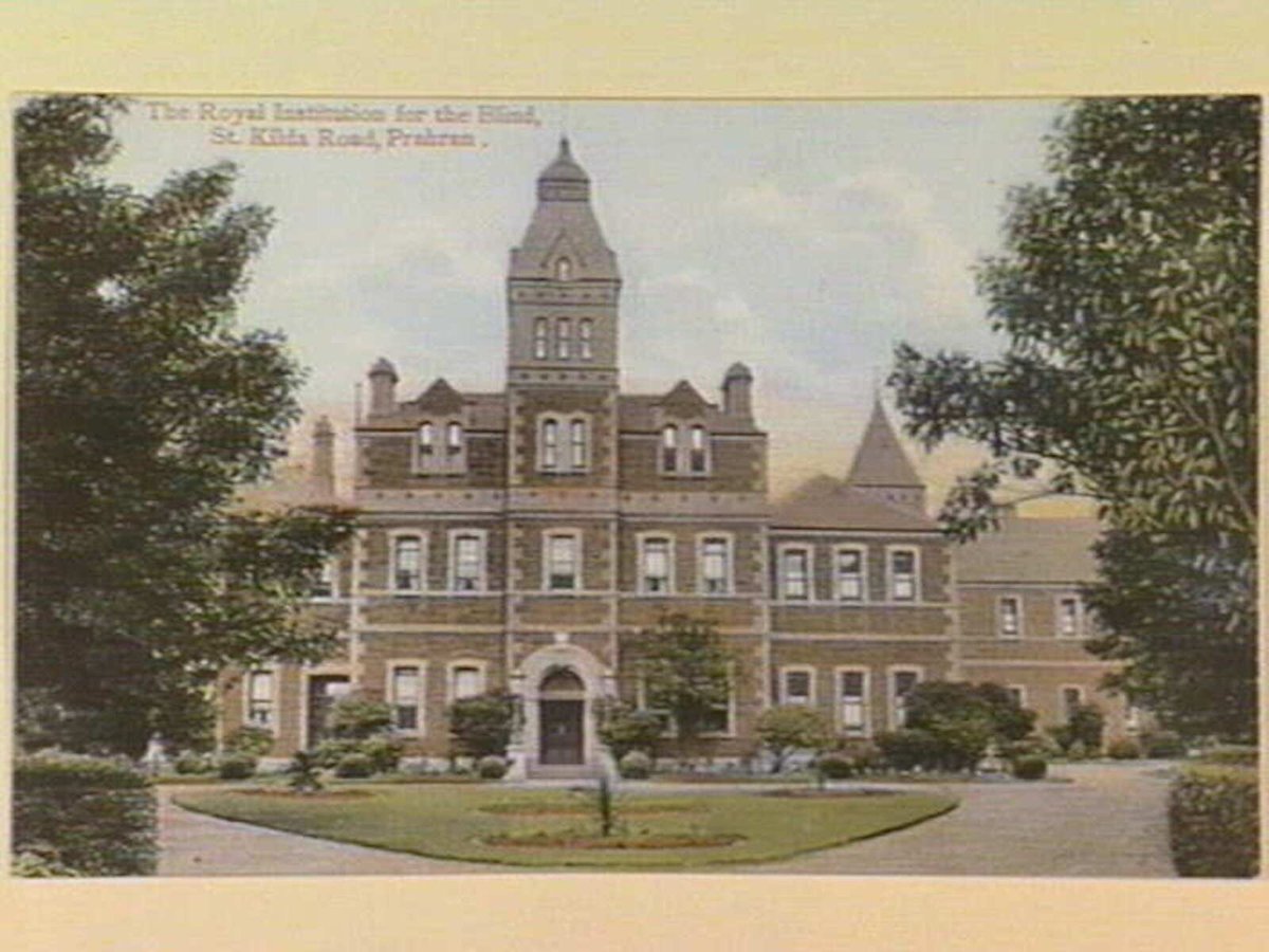 The Royal Institution for the Blind, St. Kilda Road, Prahran, Melbourne City (c. 1908)