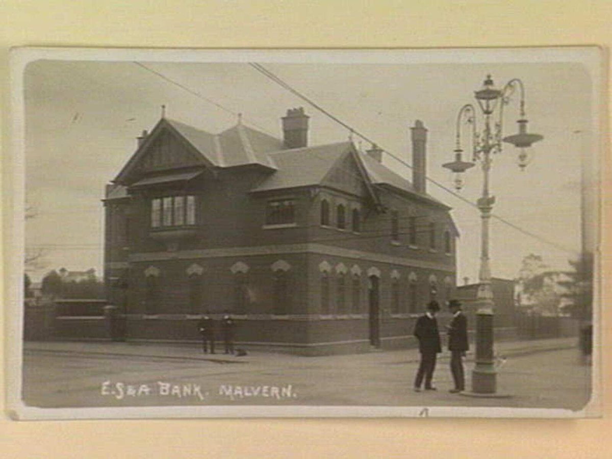 E. S & A BANK. MALVERN (c. 1909)